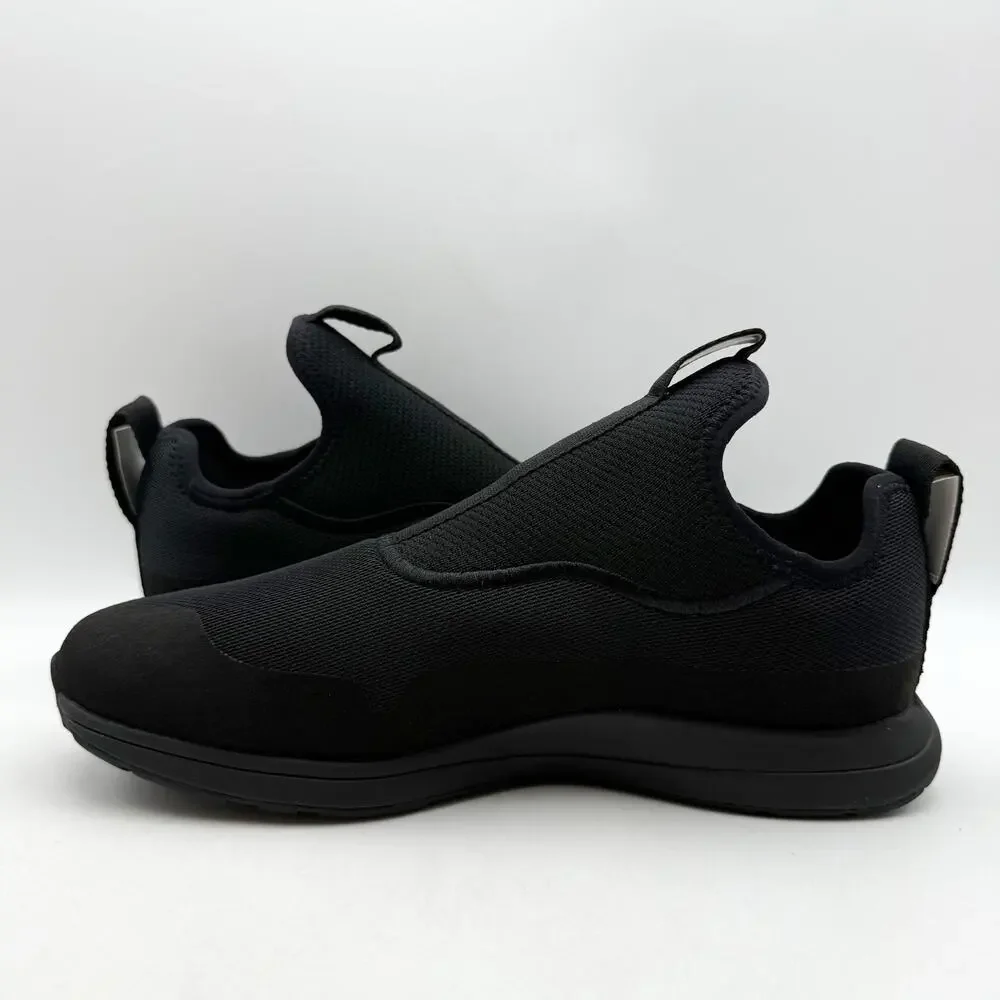 YORK The Gail Slip On Sneakers Mens 8 Womens 9.5 Black Recovery Trainer NIB